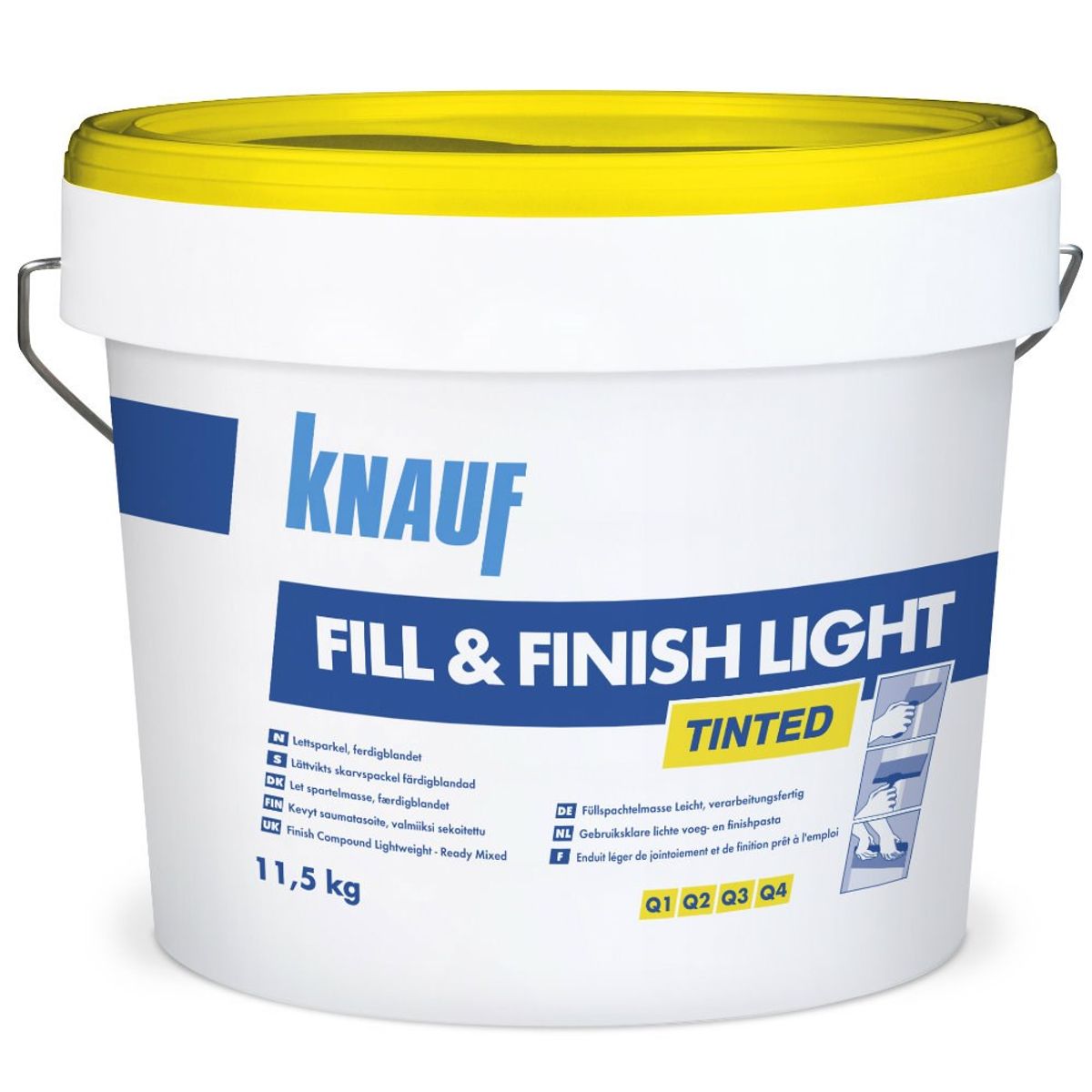 Knauf fill og finish light - 10 ltr. 5 stk. (179 kr. pr. stk)