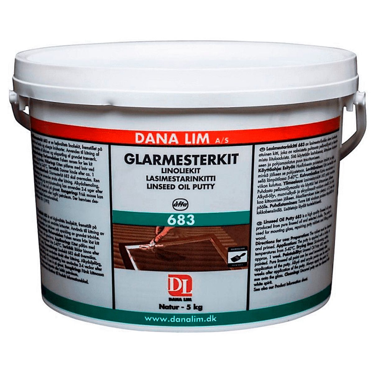 Dana Lim Glarmesterkit 683 - Natur-5kg.