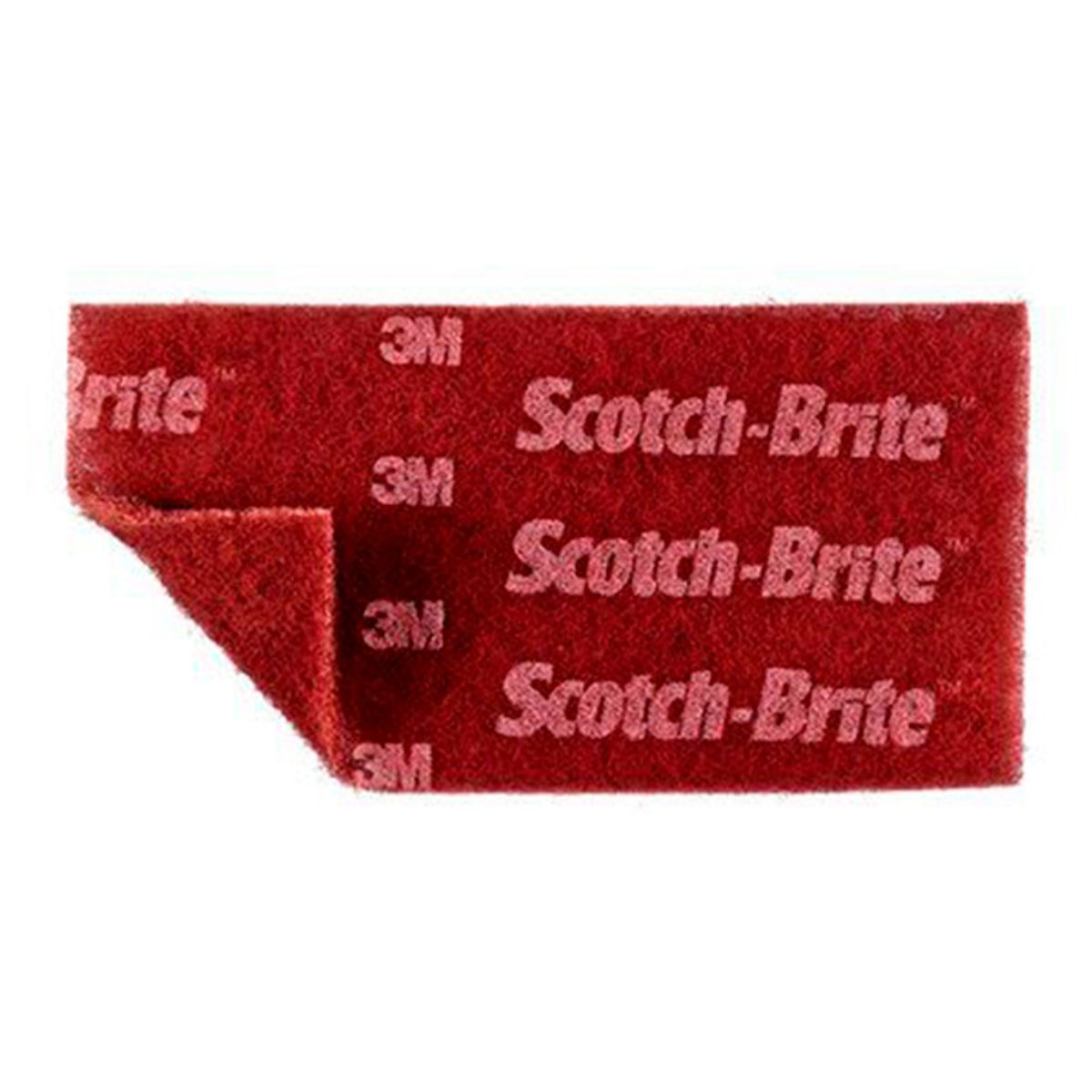 3M Scotch-Brite - Håndpads - 25 ark Rød - 64659 Veryfine - 25 ark