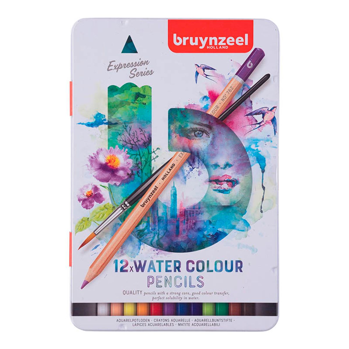 Bruynzeel Watercolour Expression - 12 st...