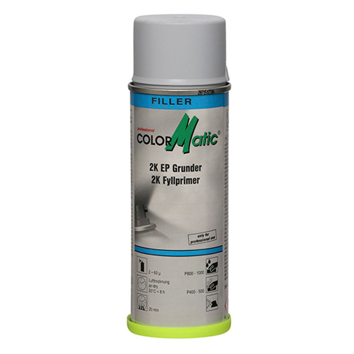 ColorMatic 2k Epoxy primer - 200 ml. Sort