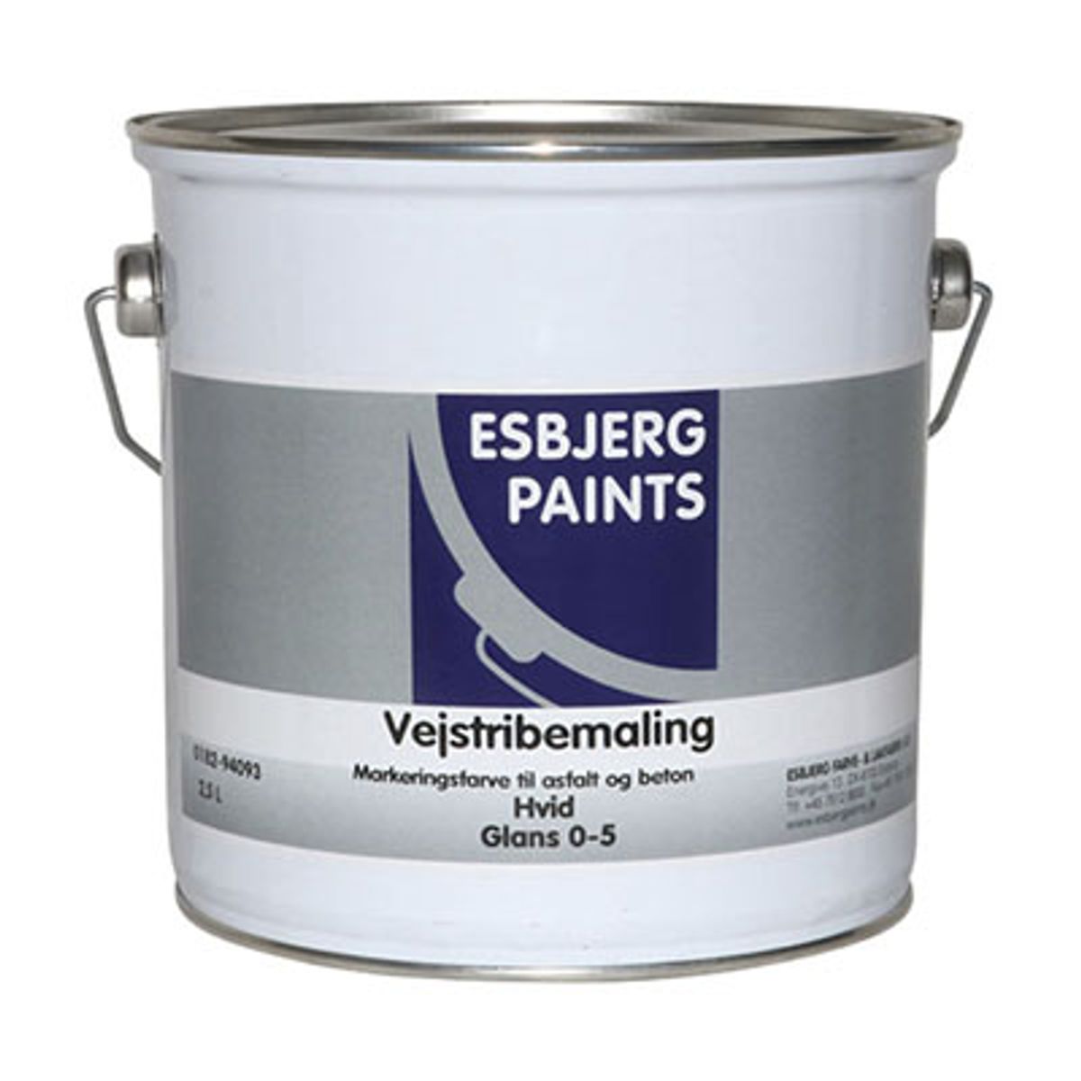 Vejstribemaling - 2,5 ltr.