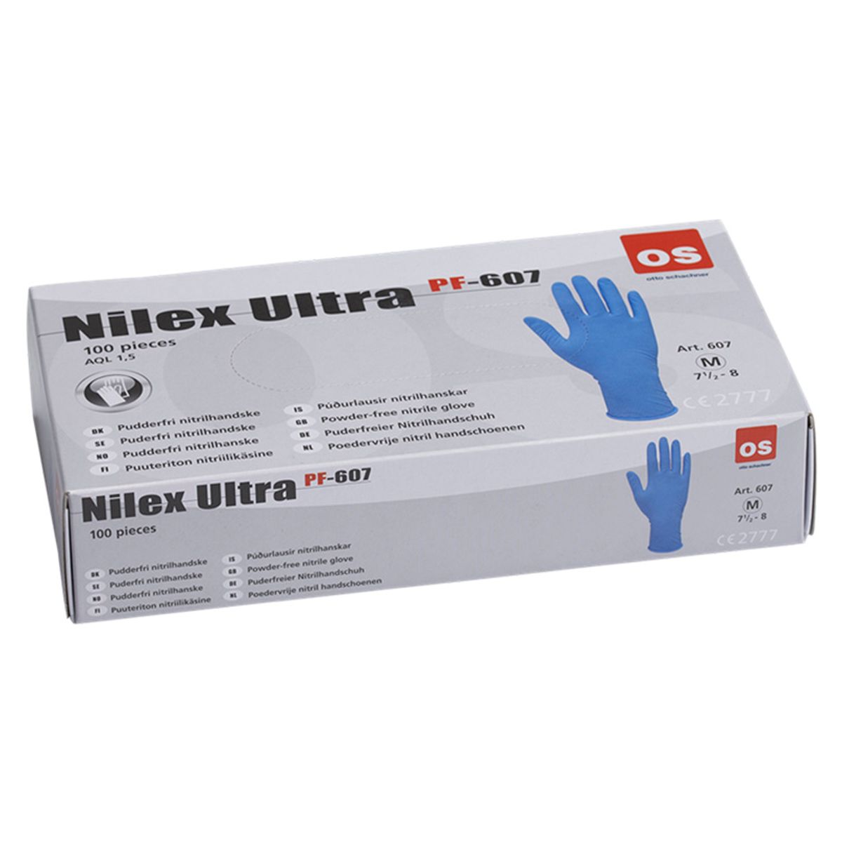 Nilex Ultra 607 PF nitrigelhandsker - 10... Medium