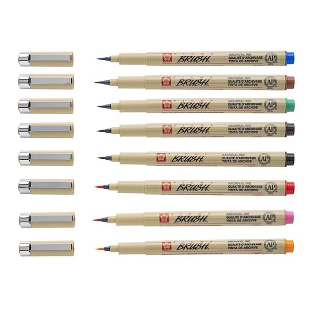 Sakura Pigma Brush - valgfri farve Sort