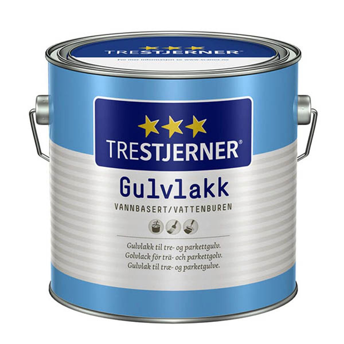 Trestjerner gulvlak (vandbaseret) 0,75 liter halvblank