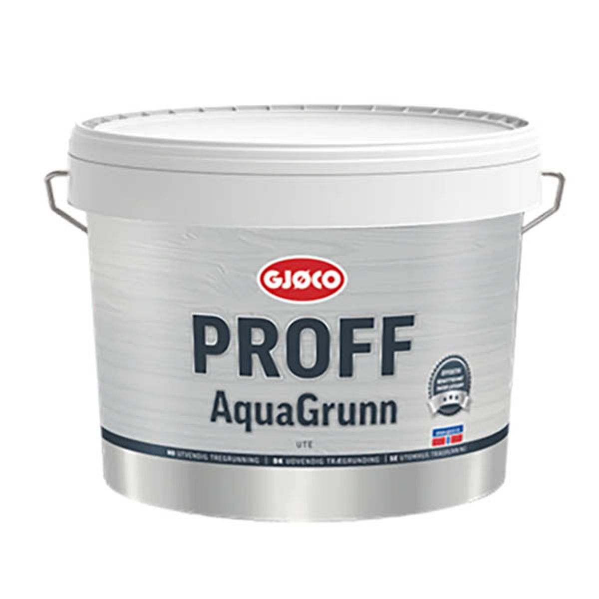 Gjøco proff aquagrunder - hvid pigmenter... 9 liter