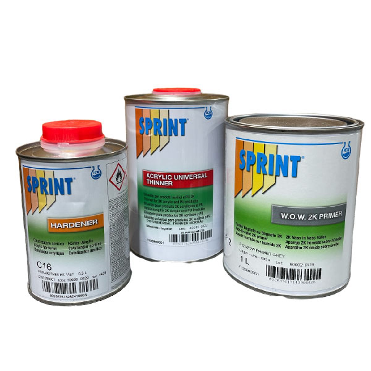 Sprint F12 non sanding fyller - 2,5 ltr....