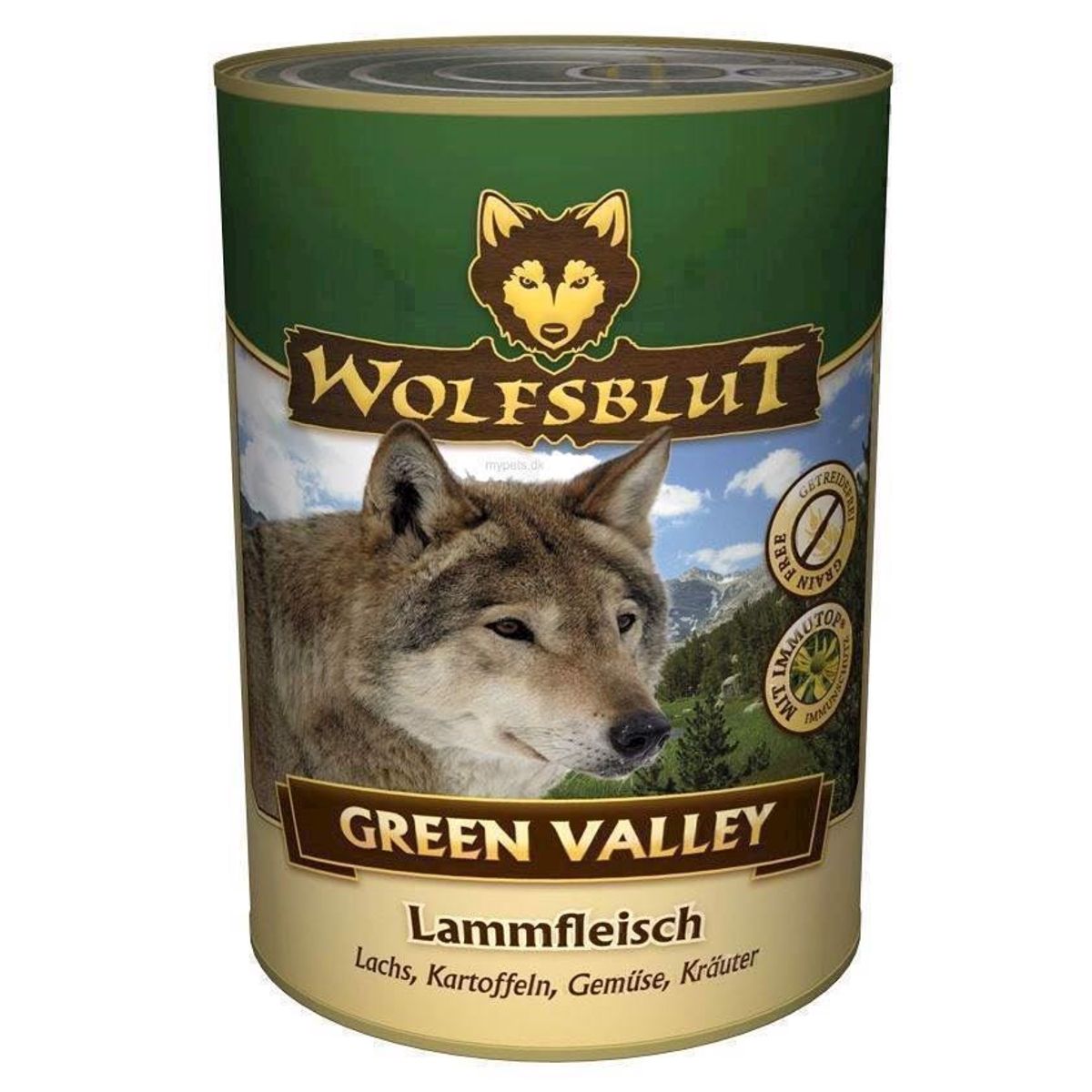 WolfsBlut Green Valley Adult dåsemad, 395g