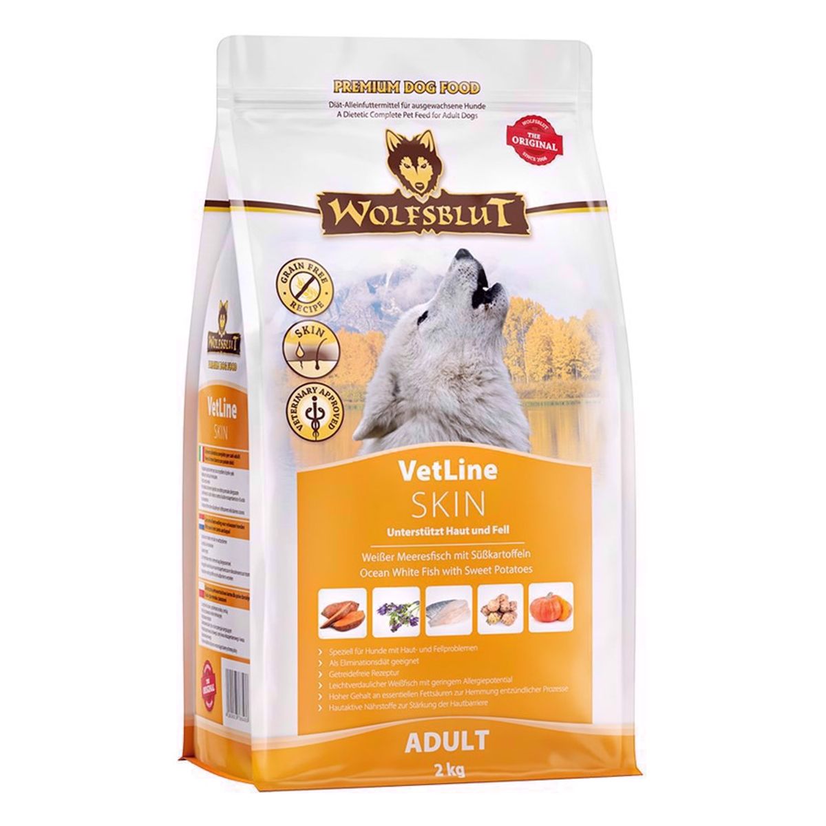 WolfsBlut VetLine Skin & Coat, 2 kg