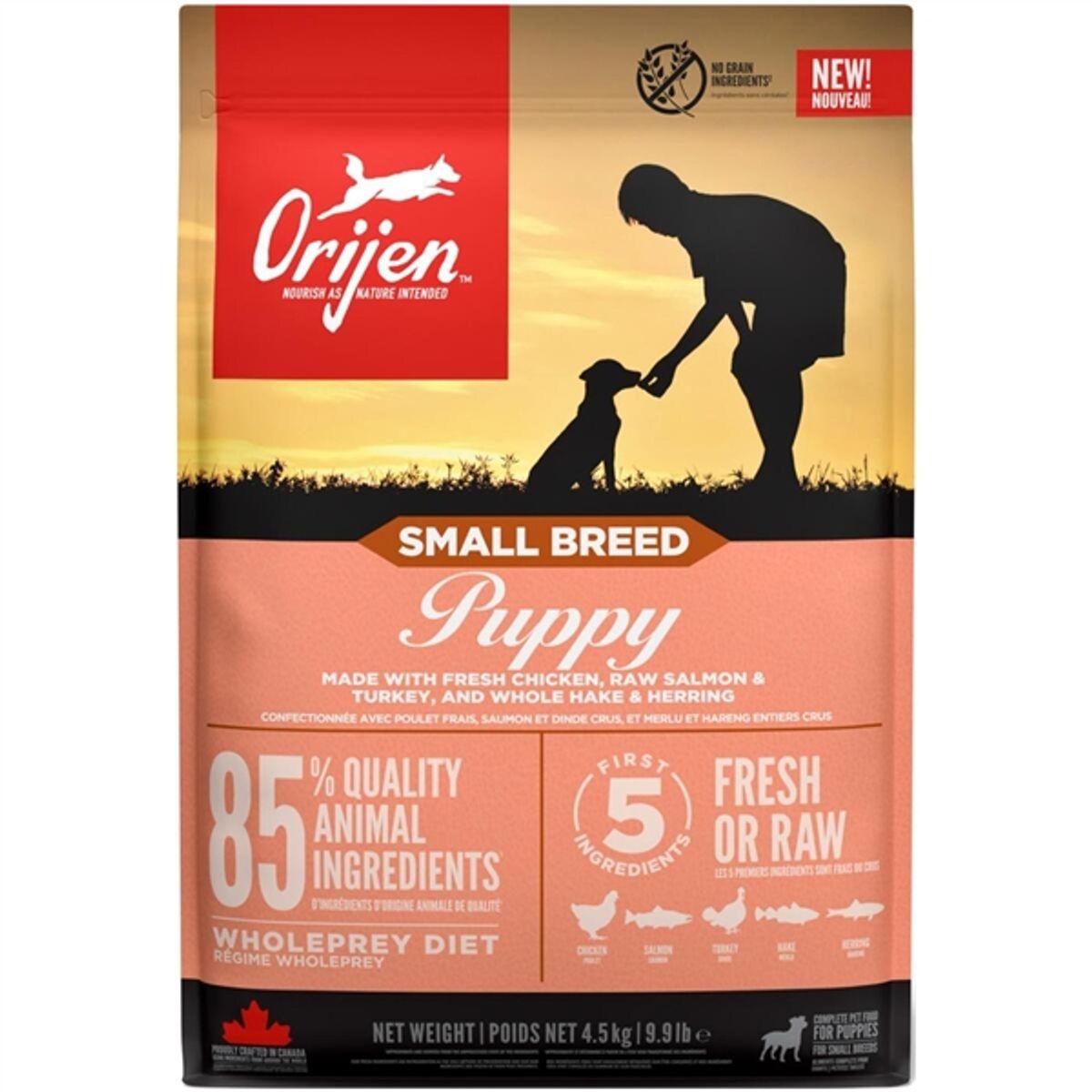 Orijen Small Breed Puppy, 4.5 kg