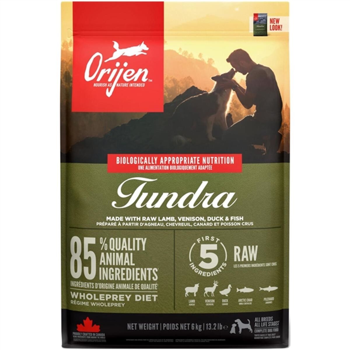 Orijen Tundra tørfoder, 6 kg