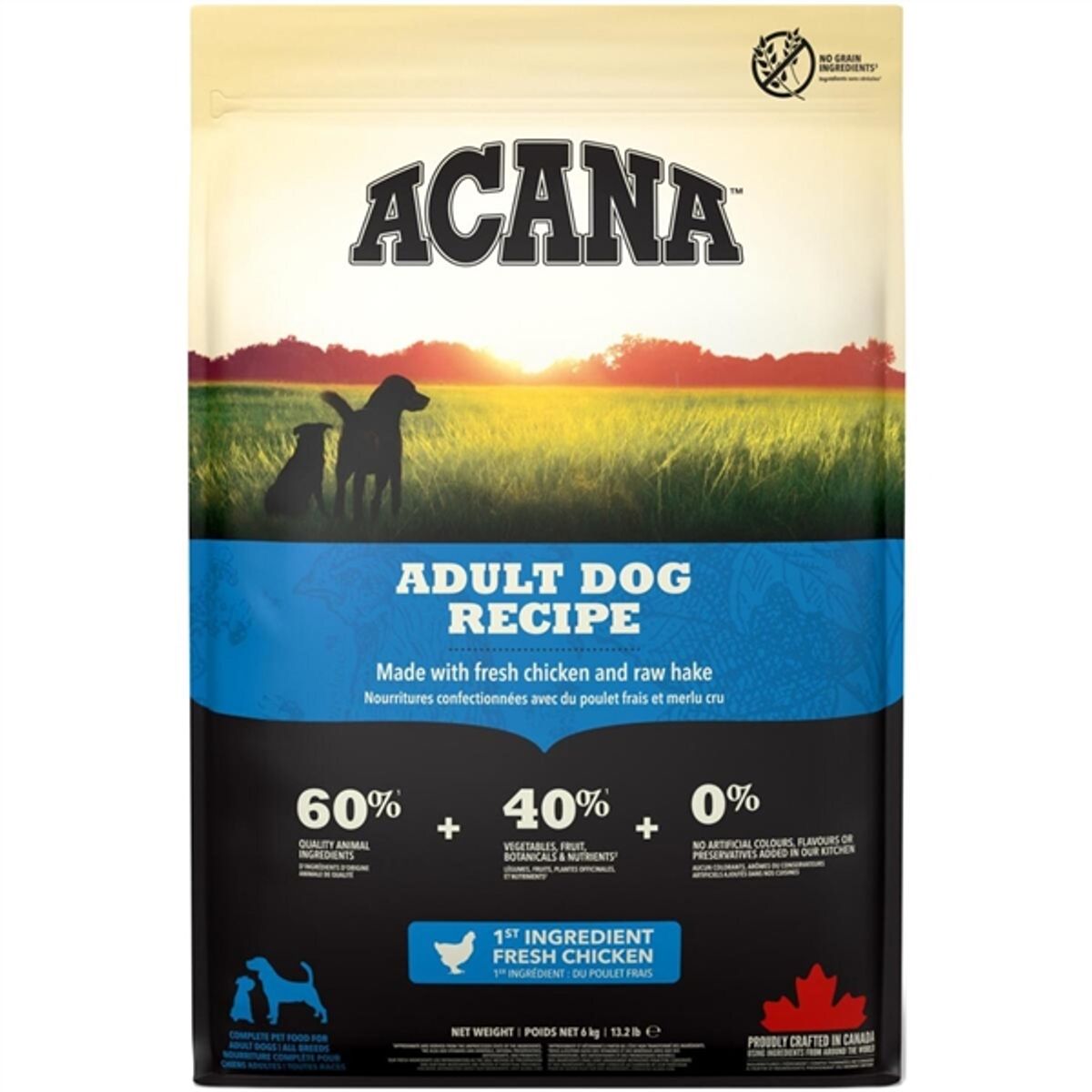 Acana Adult Dog Recipe, 11.4 kg