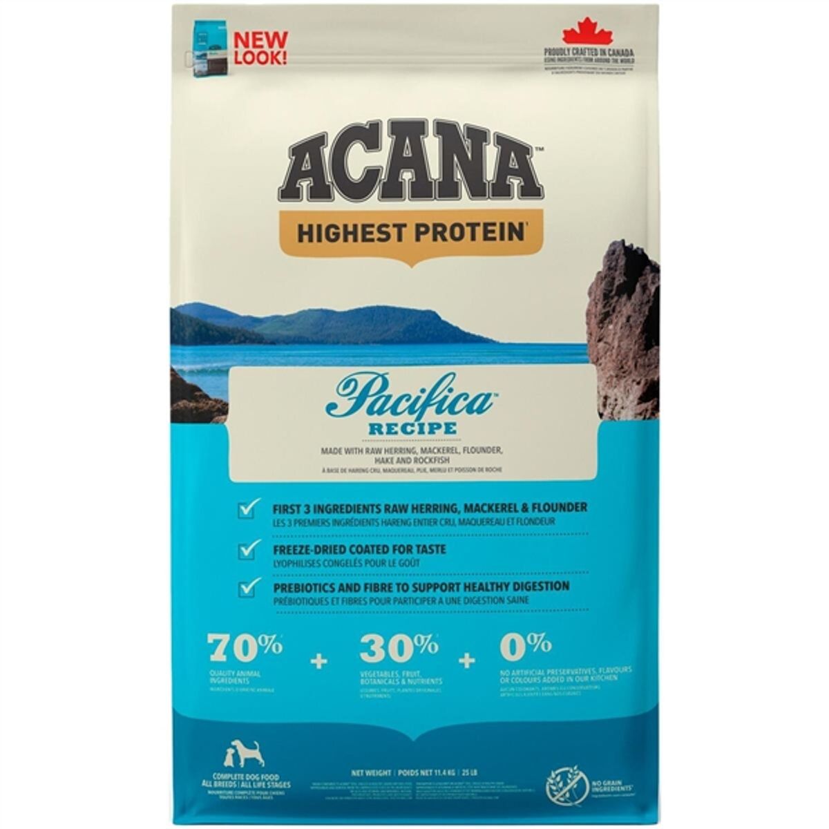 Acana Pacifica Recipe hundefoder, 11.4 kg