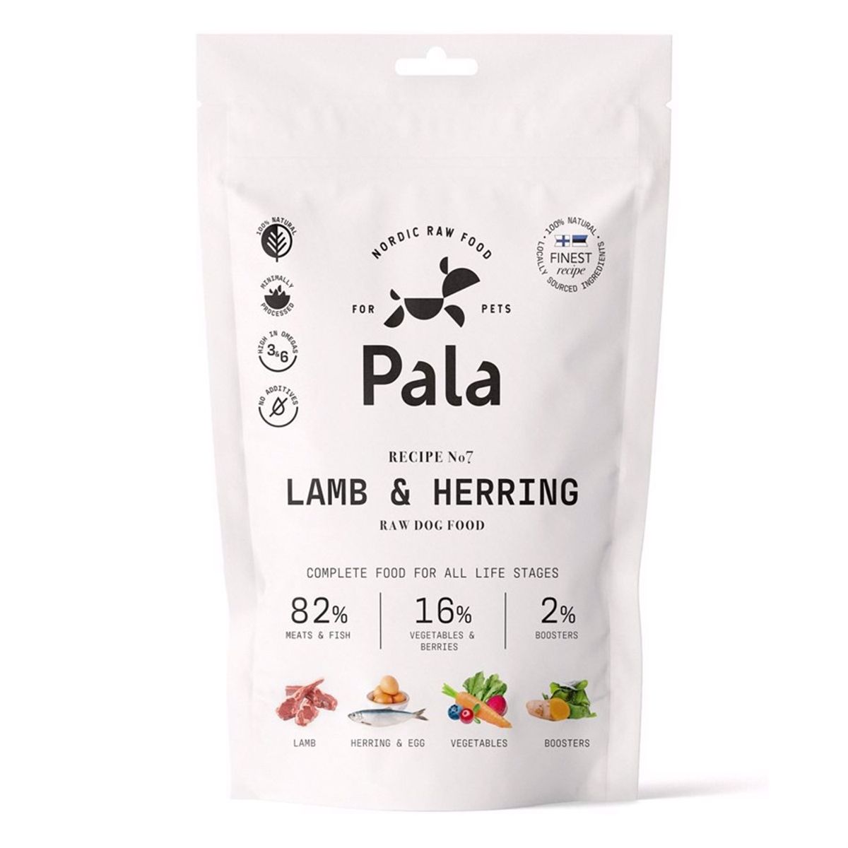 Pala Raw Dog Food Lamb & Herring, 100g