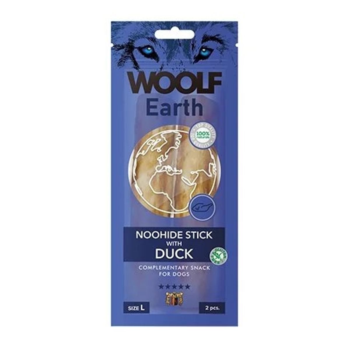 Woolf Noohide Sticks 2 stk large, Duck