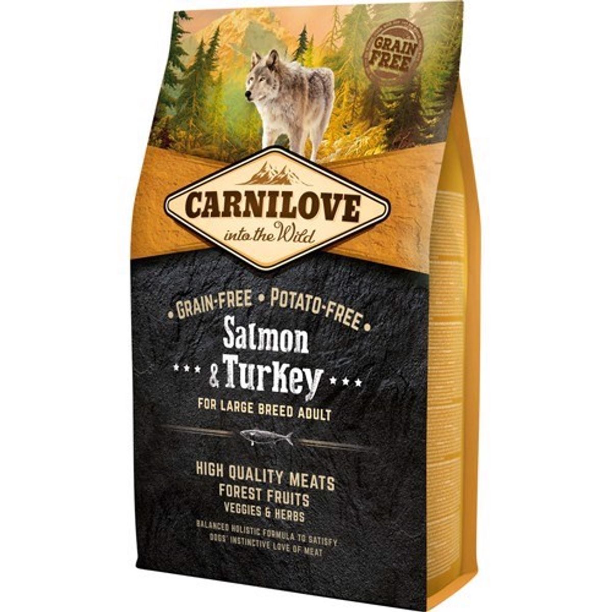 Carnilove Adult LB Salmon & Turkey, 4 kg