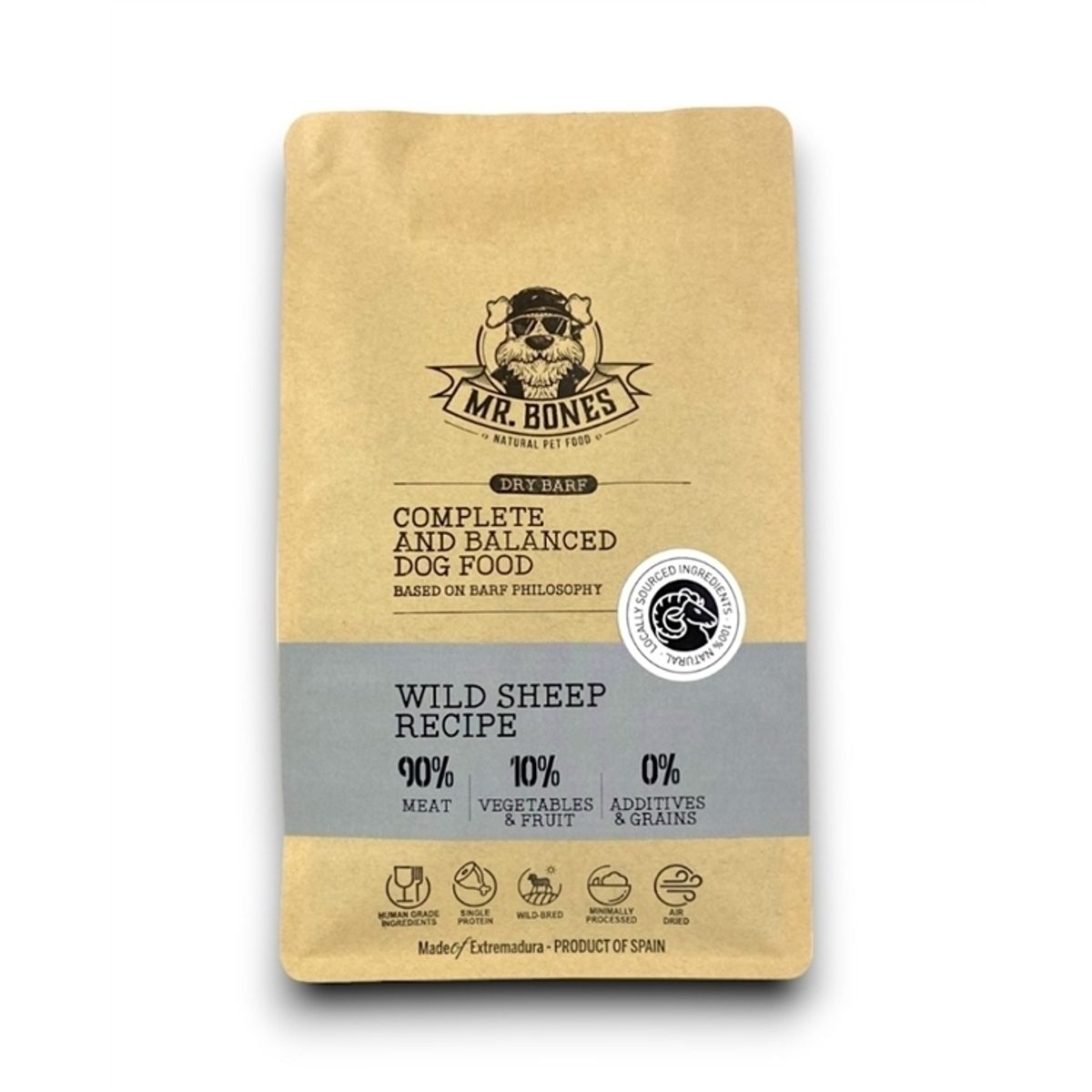 Mr. Bones Dry BARF Wild Sheep Recipe, 450g