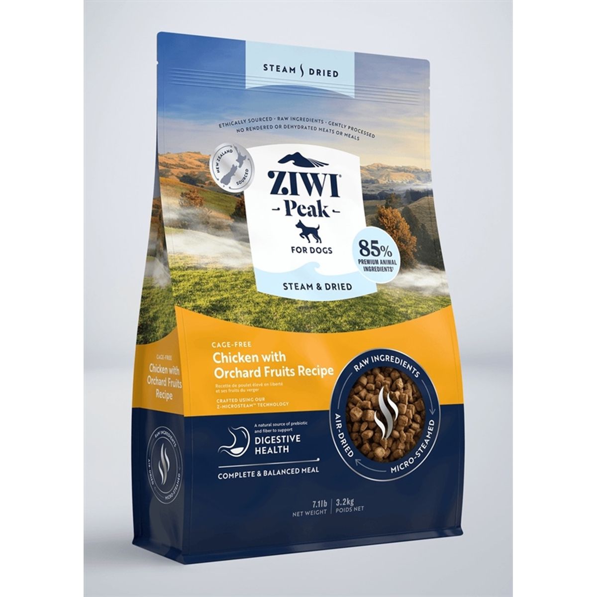 Ziwipeak Dog Steam & Dried, Chicken, 3.2 kg