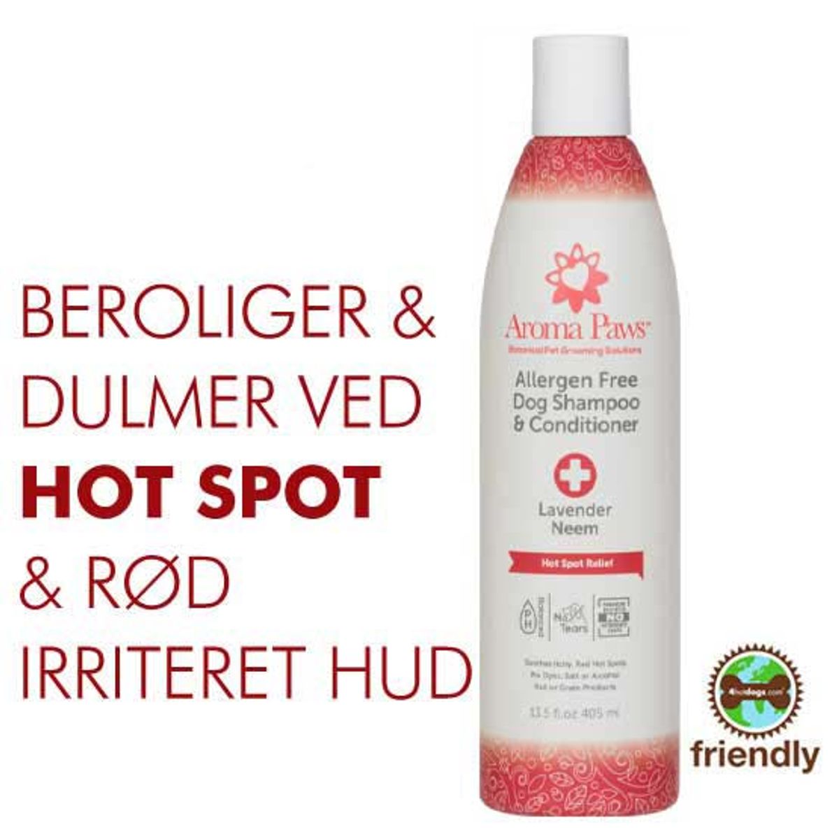 Hundeshampoo 2i1 mod Hot spot