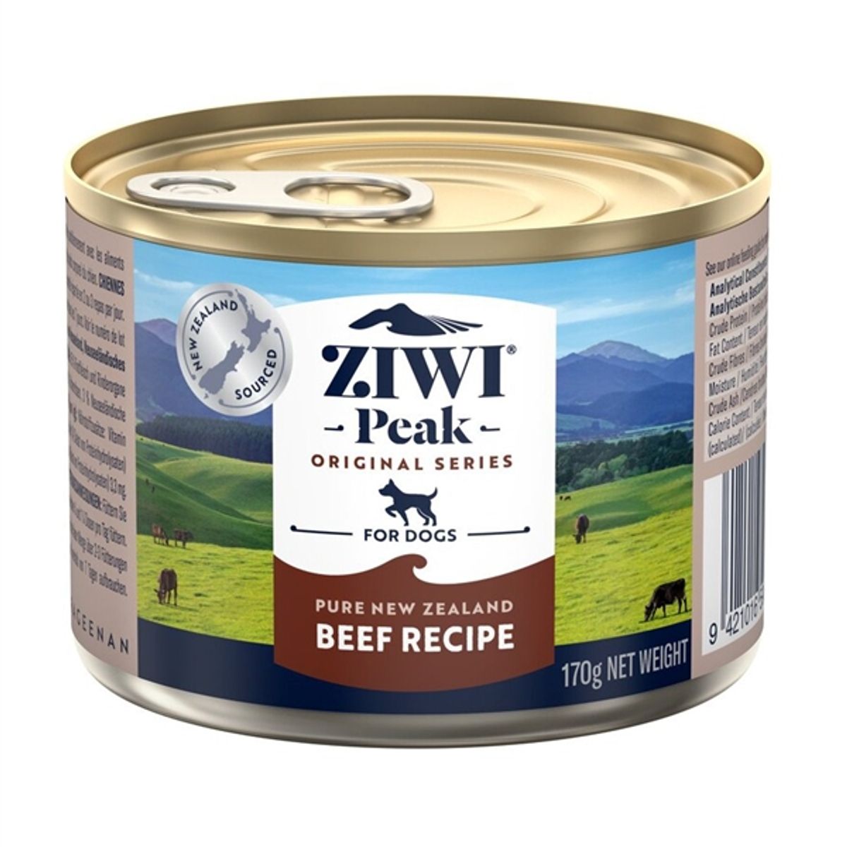 ZiwiPeak dåsemad beef, 170g