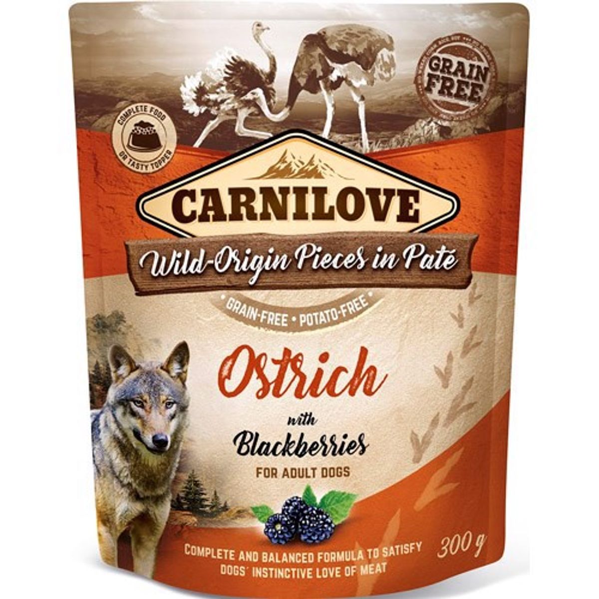 Carnilove Pouch Pate Struds, 300g