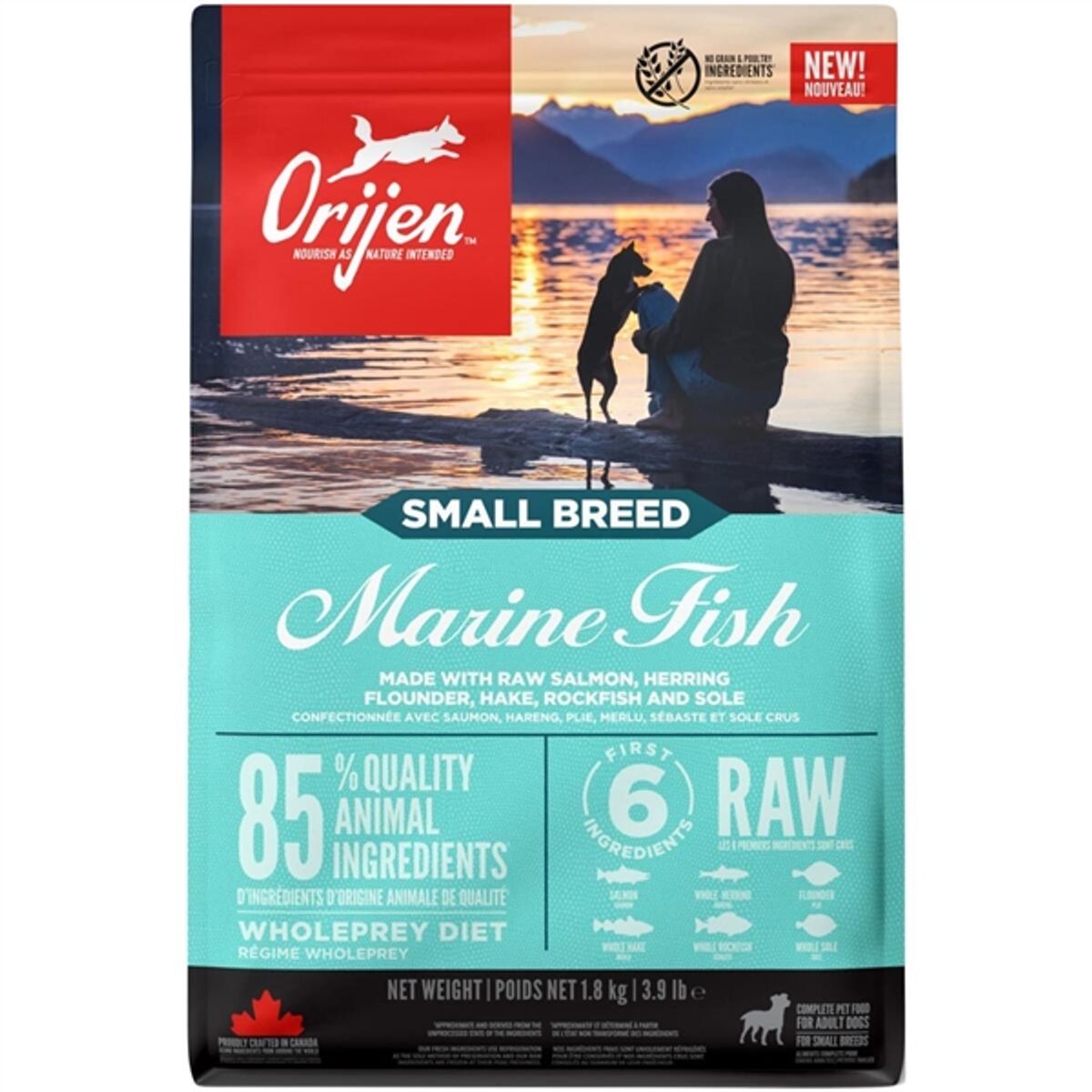 Orijen Small Breed Marine Fish, 1.8 kg