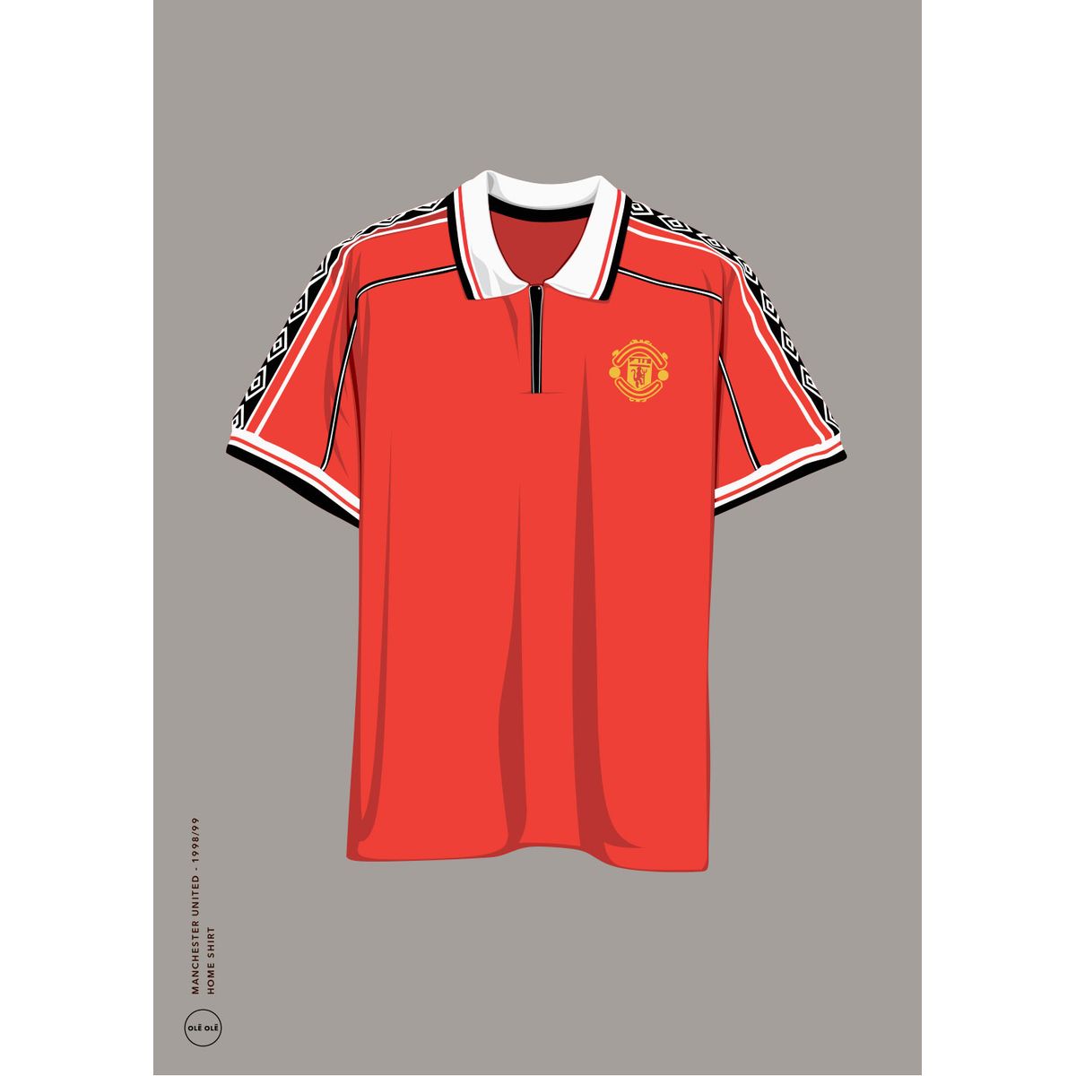 Man Utd - Home Shirt 1998/99 af Ol? Ol?