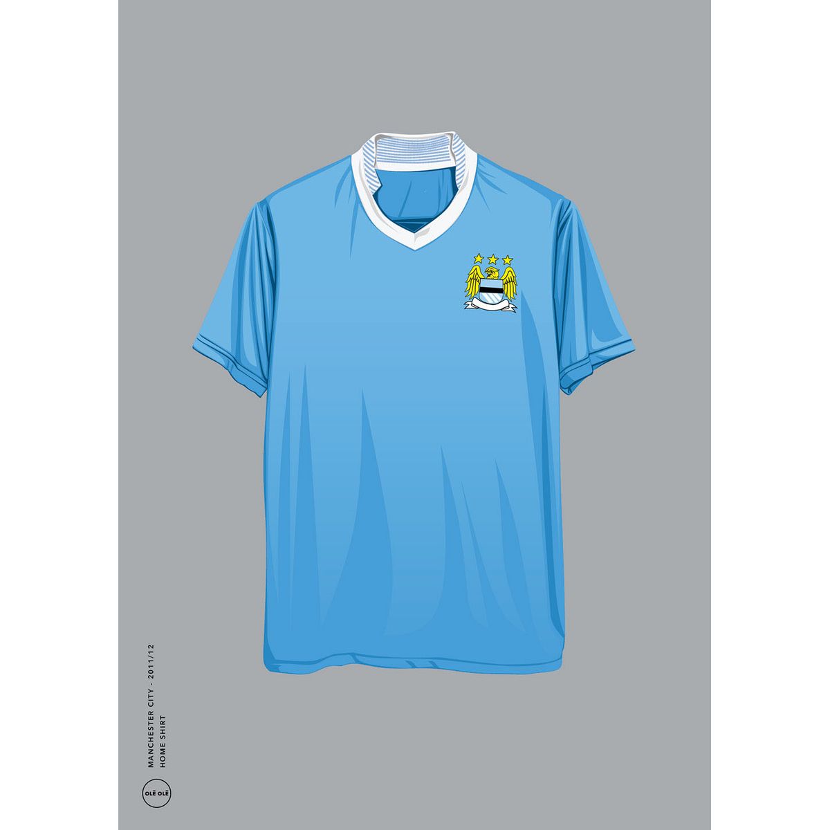 Man City - Home Shirt 2011/12 af Ol? Ol?