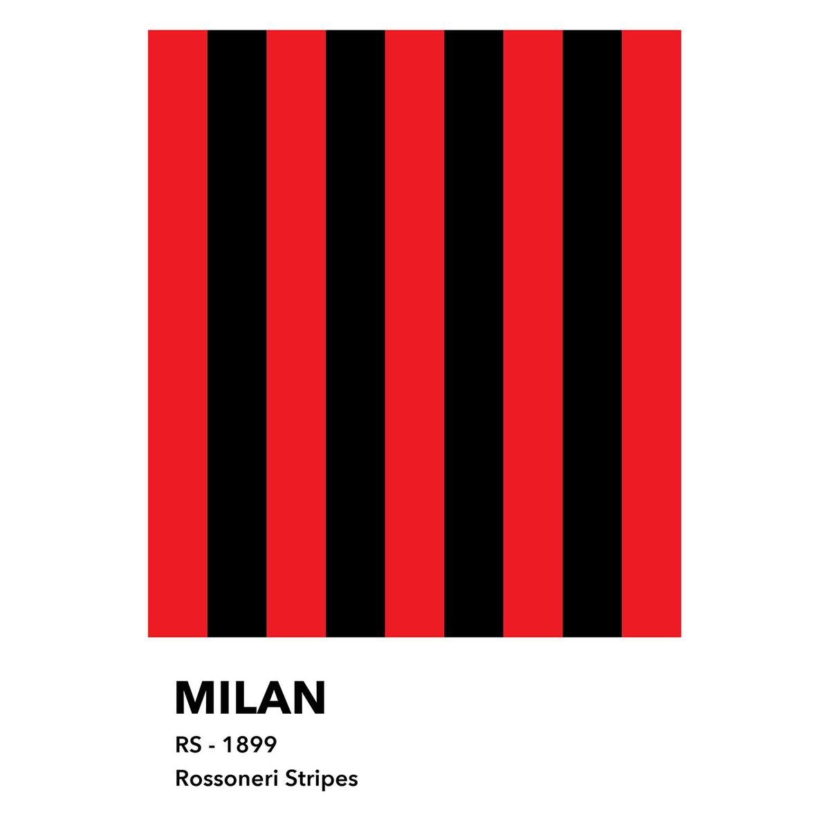 Milan - Rossoneri Stripes af Ol? Ol?