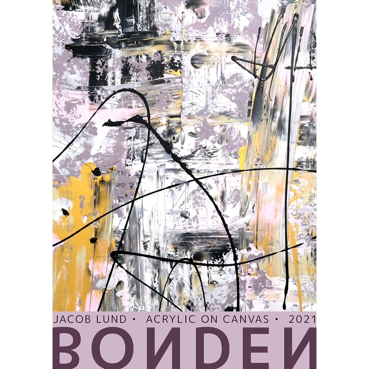 Bonden poster af Jacob Lund Art