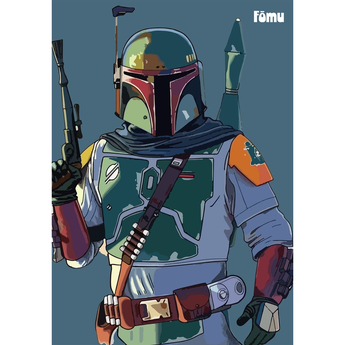 Boba fett af Fōmu Illustrations