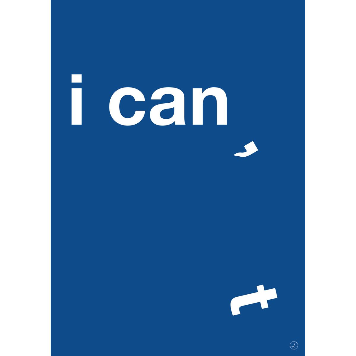 I Can - Blue af Rikke Axelsen