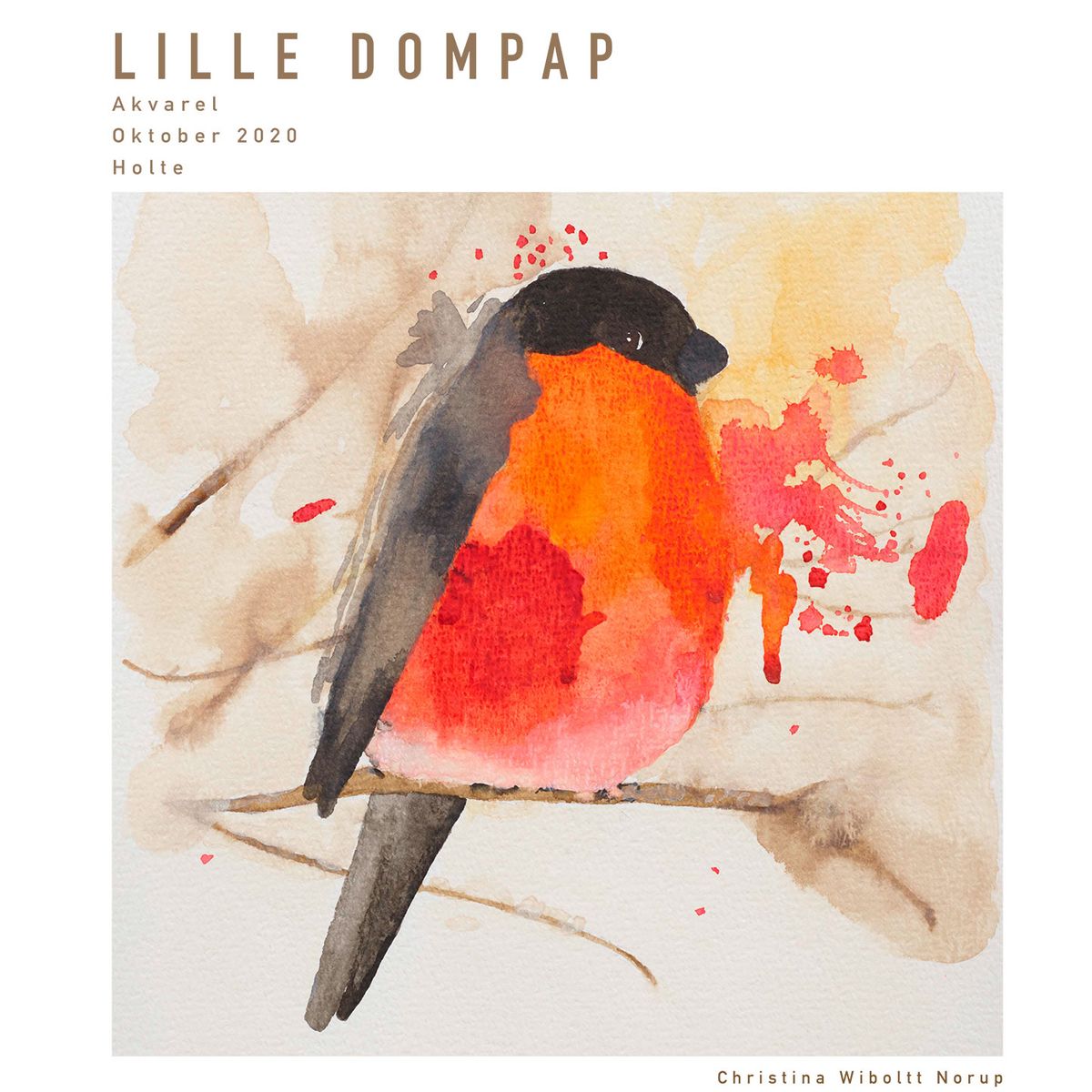 Dompap no. 2 af Et Lille Atelier