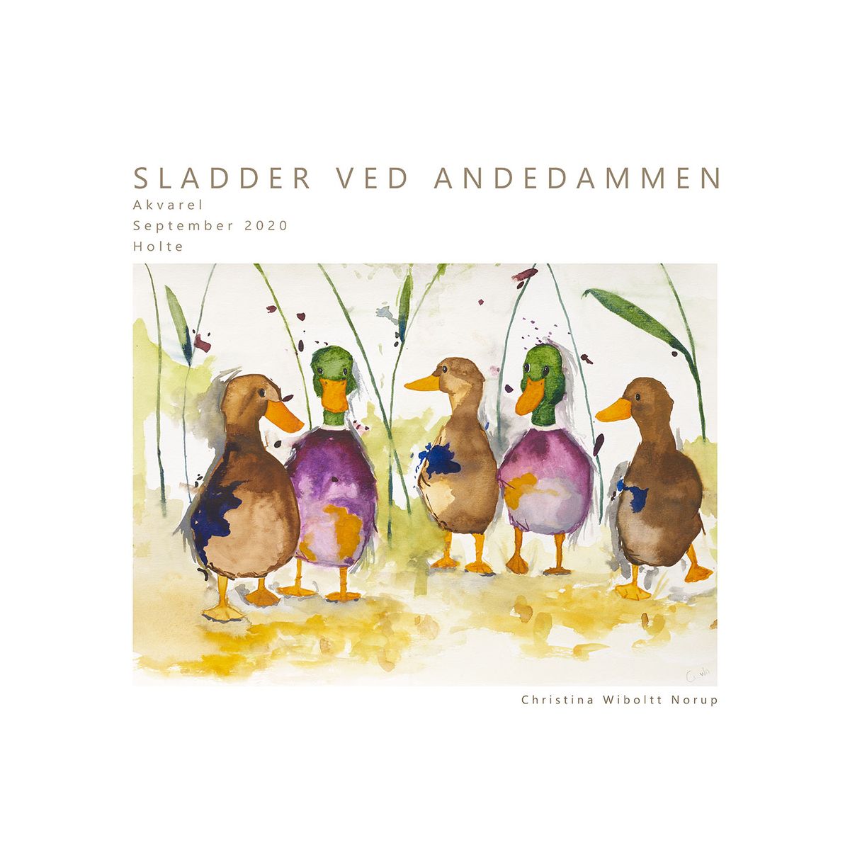 Sladder ved andedammen no. 2 af Et Lille Atelier