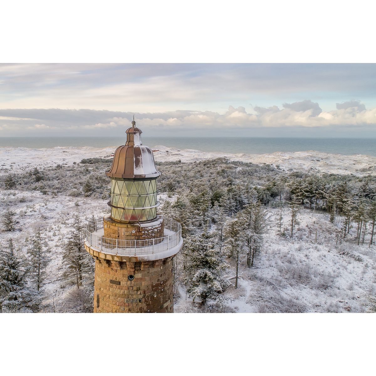 Lodbjerg fyr vinter af Torben Hedegaard