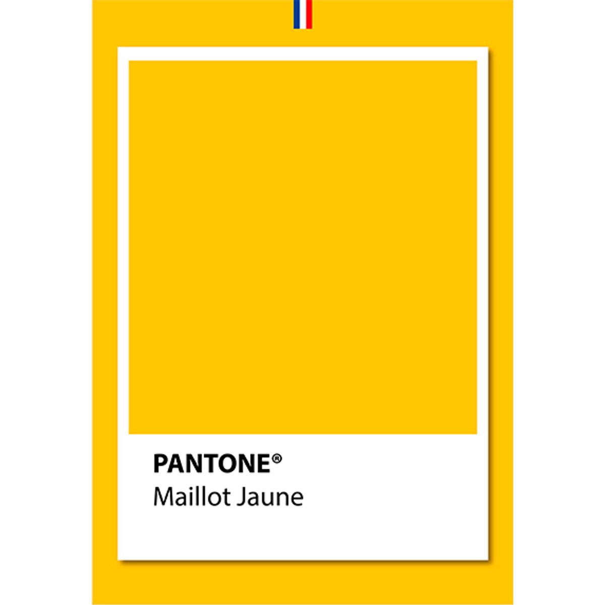 Pantone Maillot Jaune af Plakatwerket