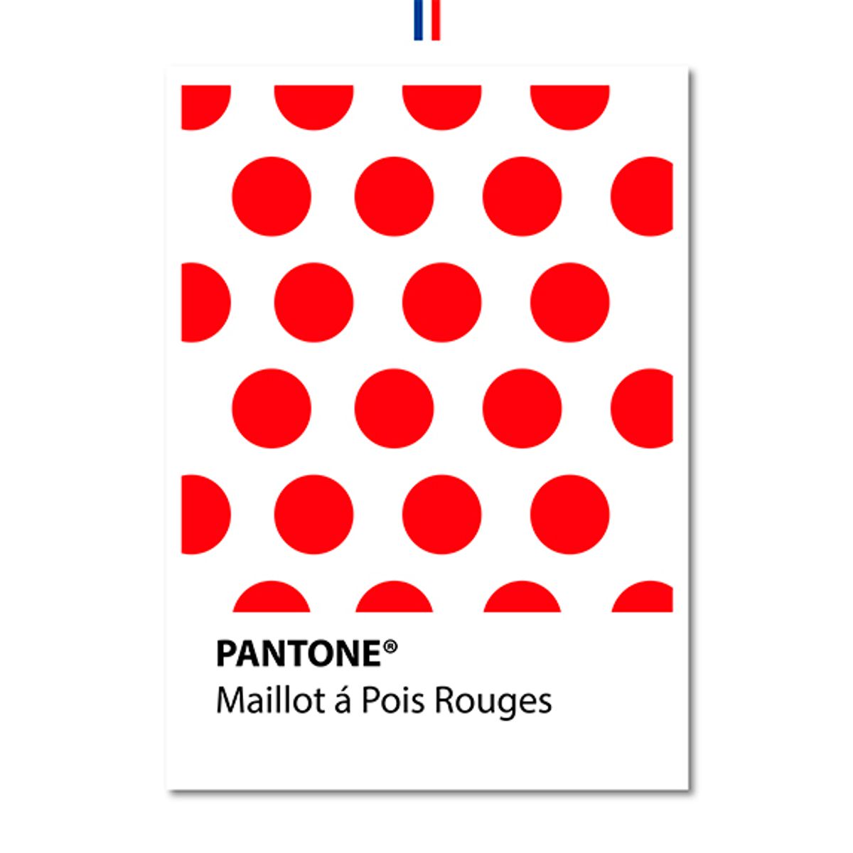 Pantone Maillot PoisRouges af Plakatwerket