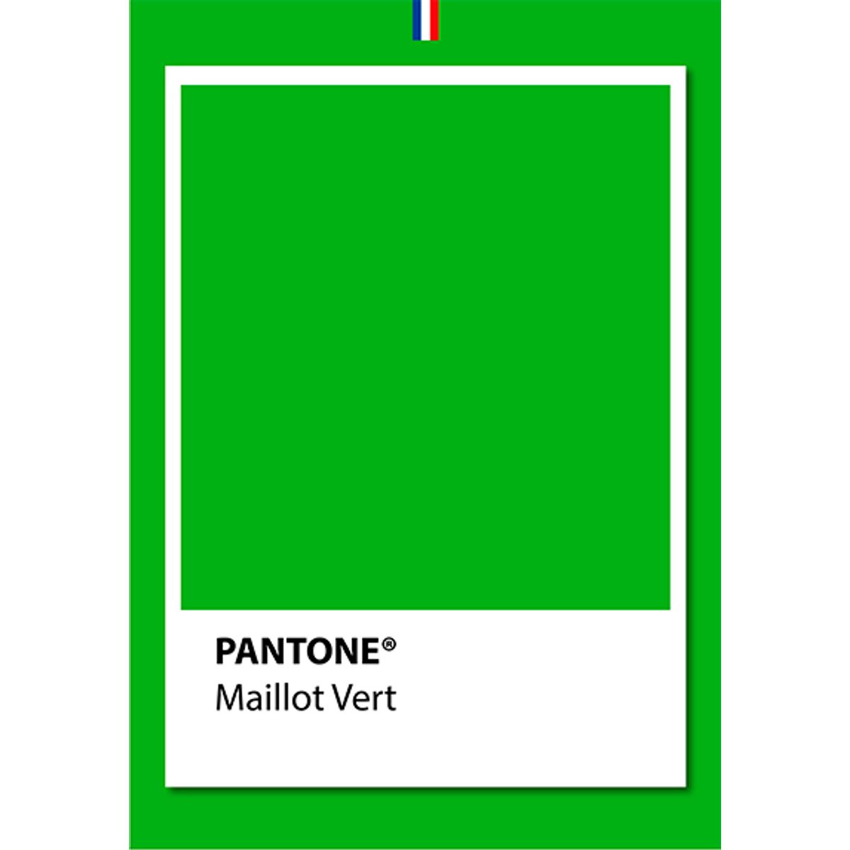 Pantone Maillot Vert af Plakatwerket