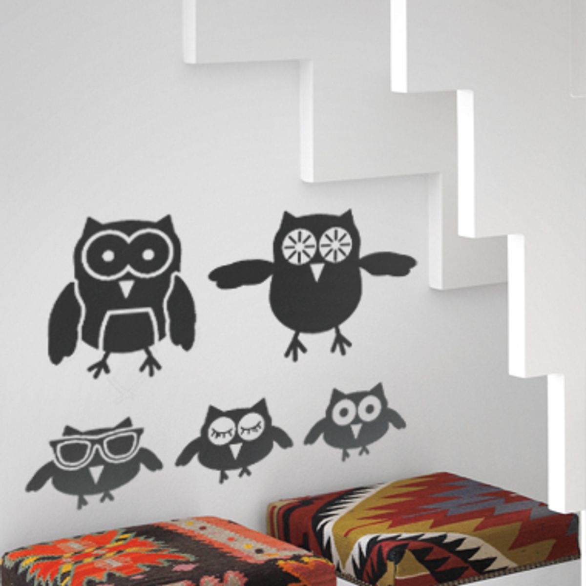 The Owls wallsticker af Alan Smithee, 40x26 cm