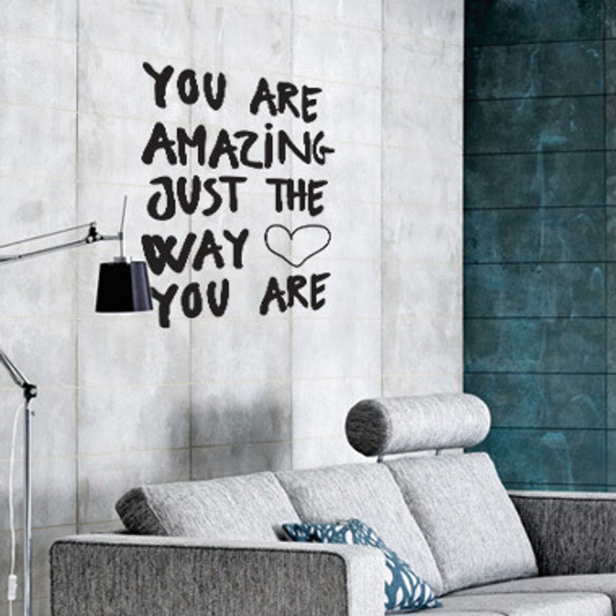 Amazing wallsticker af Diana Lovring, 42x60 cm