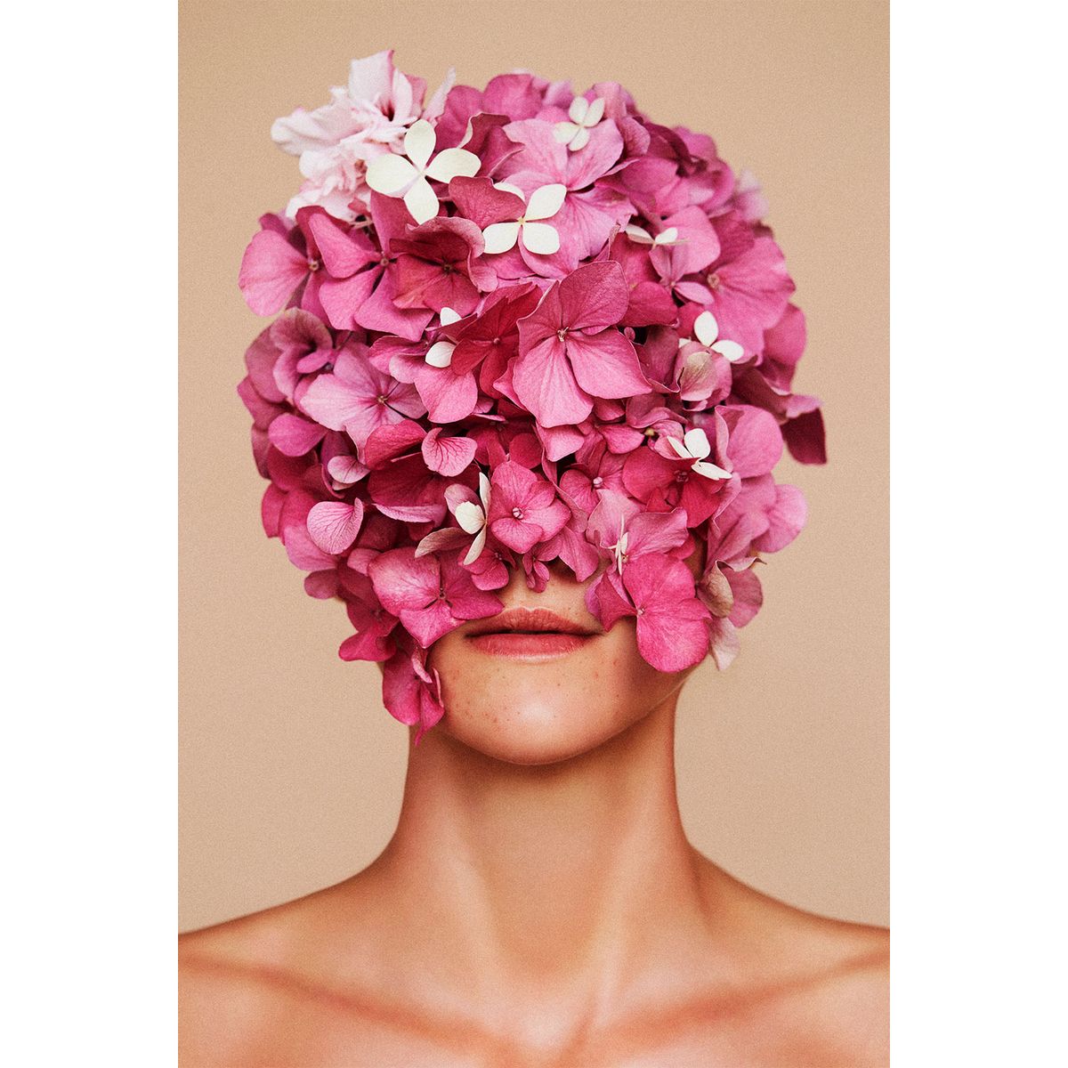 Flowerhead Beige af Camilla Schmidt