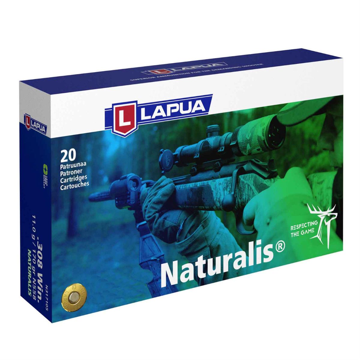 Lapua Naturalis blyfri-300 Win Mag 11,0 gram