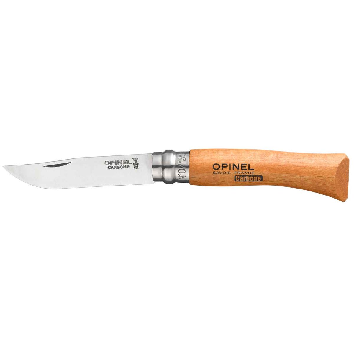 Opinel N°6 carbon steel 7,0 cm. bøg