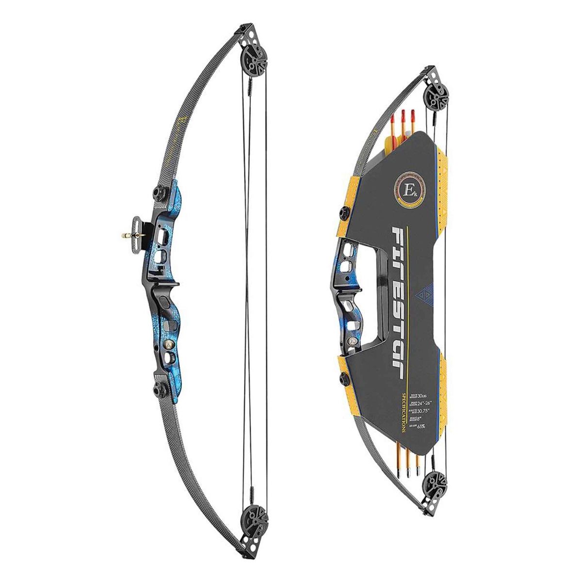 EK-Archery Firestar compound pakke RH 25 pund 12-16 år