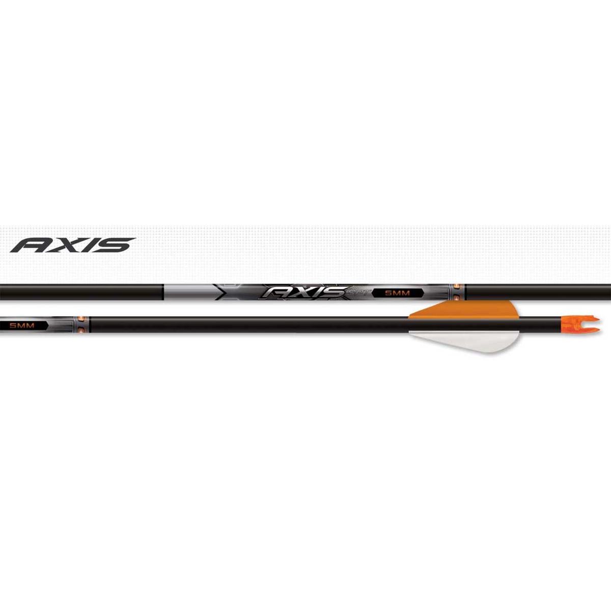 Easton Axis SPT 5 mm incl. nock og half out insert 12 stk-500