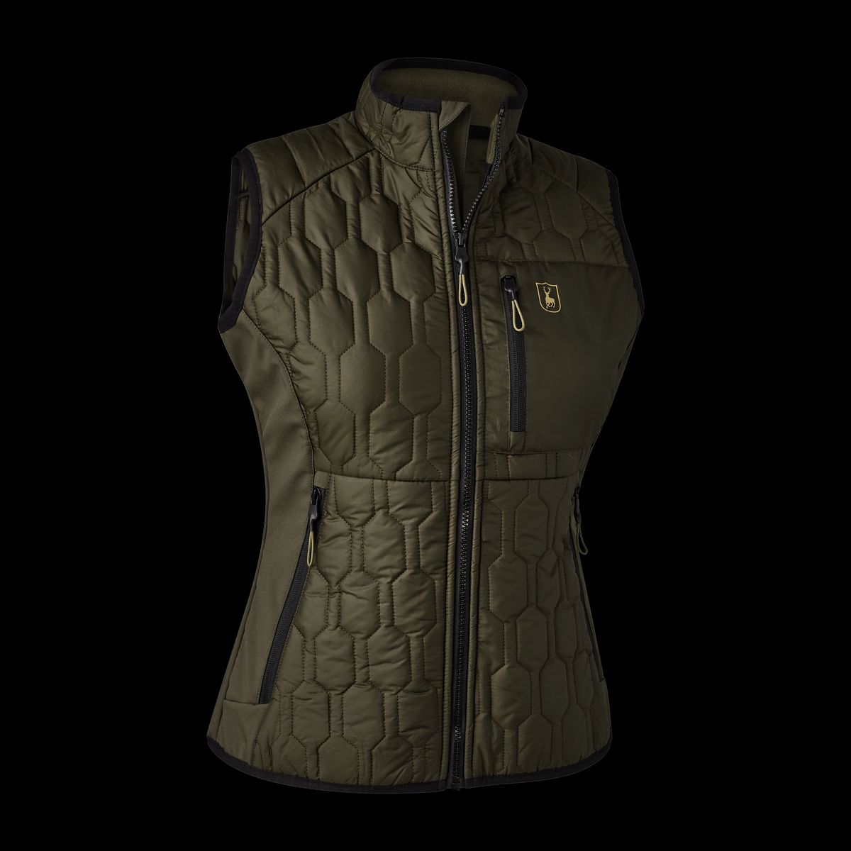 Deerhunter Lady Mossdale quiltet vest Forest Green 44