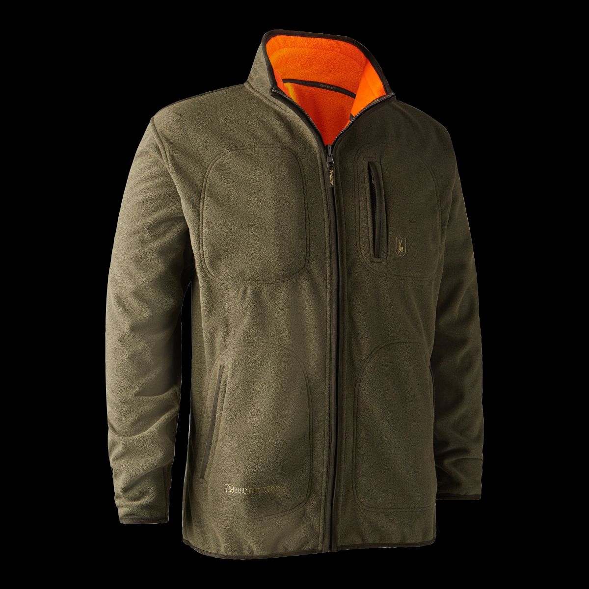 Deerhunter Gamekeeper Bonded Fleecejakke - vendbar Orange 2XL