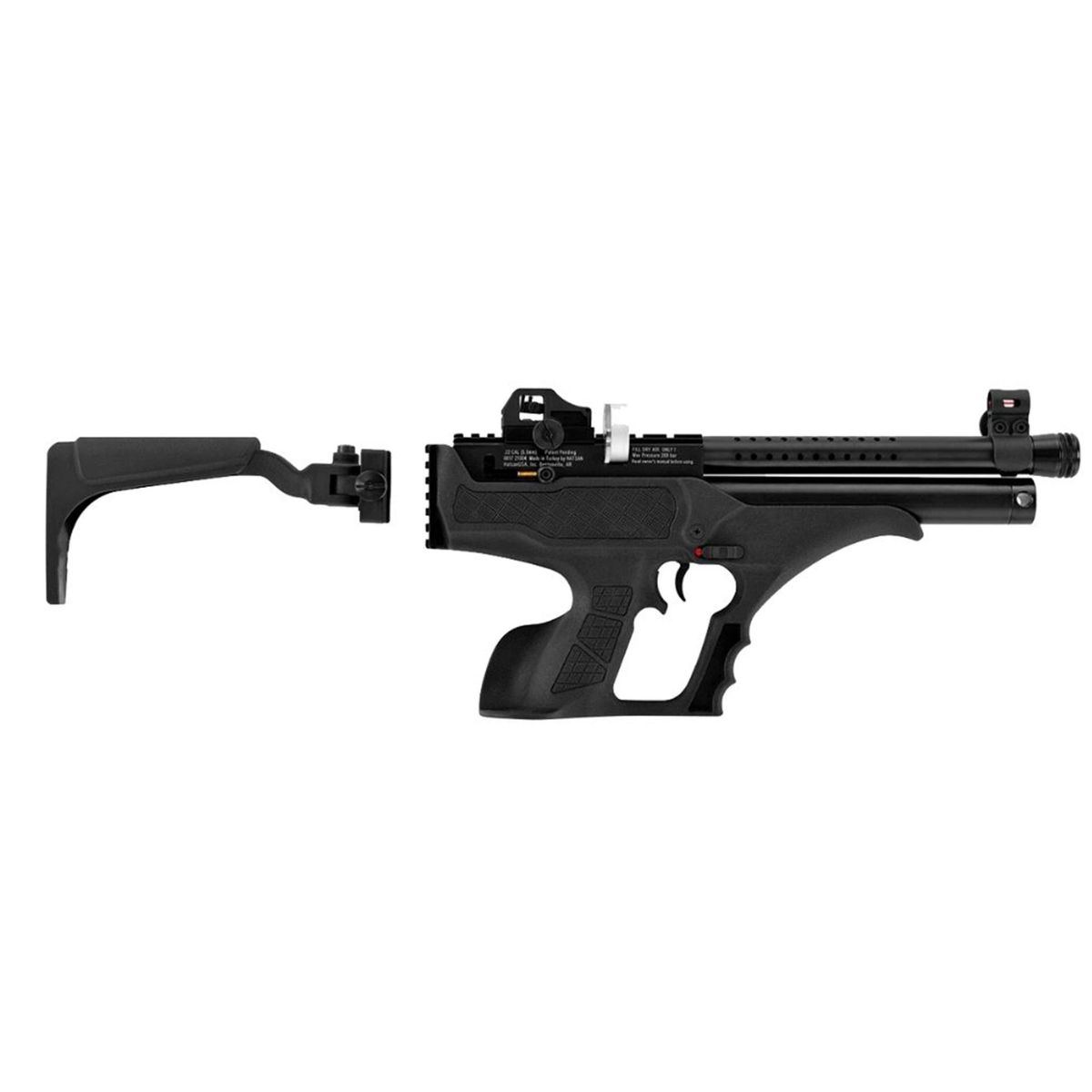 Hatsan Sortie halvautomatisk PCP luftpistol 4,5 mm