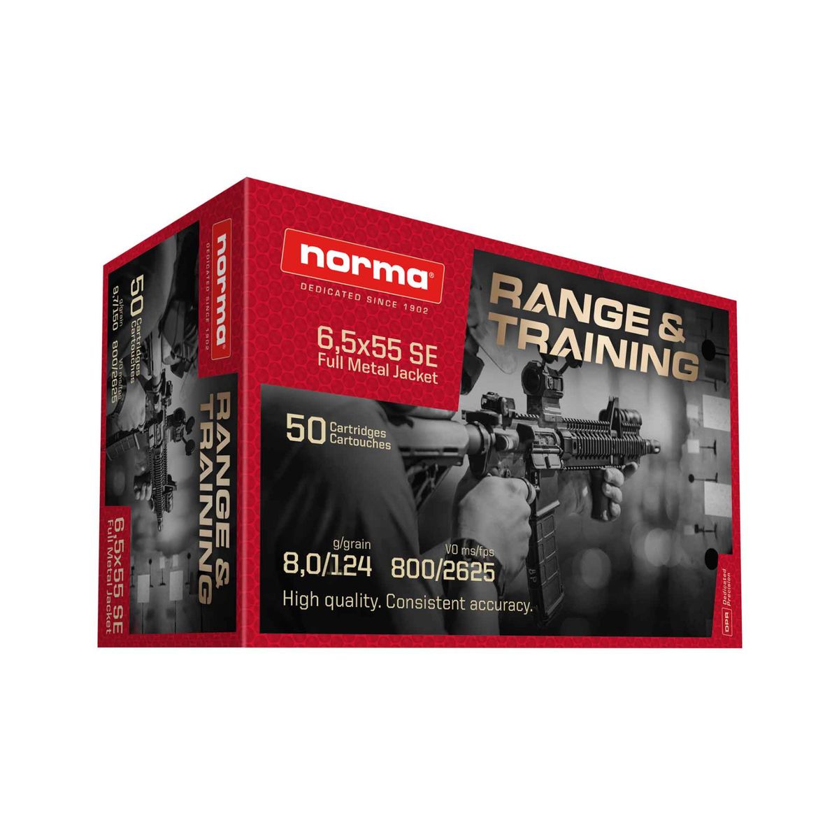 Norma Range & Training spidsskarp 50 stk-6,5x55