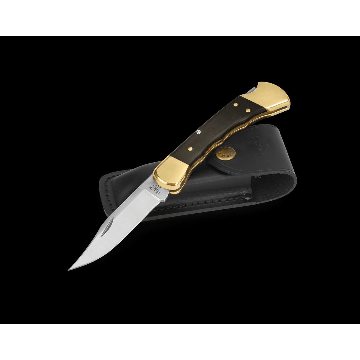 Buck 110 Folding Hunter®. Finger Grooved